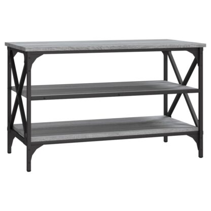 TV-Schrank Grau Sonoma 80x40x50 cm Holzwerkstoff - Image 2