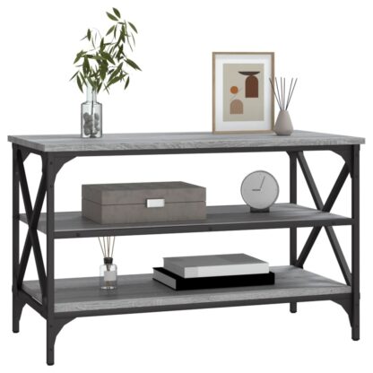 TV-Schrank Grau Sonoma 80x40x50 cm Holzwerkstoff - Image 4