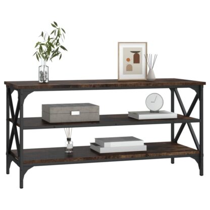 TV-Schrank Räuchereiche 100x40x50 cm Holzwerkstoff - Image 4