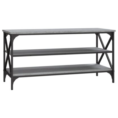 TV-Schrank Grau Sonoma 100x40x50 cm Holzwerkstoff - Image 2