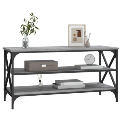 TV-Schrank Grau Sonoma 100x40x50 cm Holzwerkstoff - Image 4