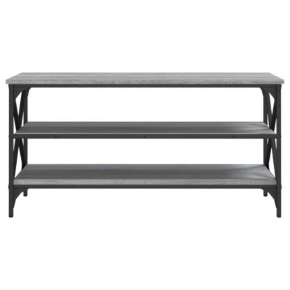 TV-Schrank Grau Sonoma 100x40x50 cm Holzwerkstoff - Image 5