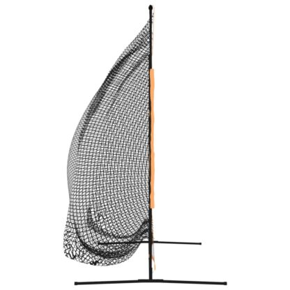 Golf-Übungsnetz Schwarz und Orange 215x107x216 cm Polyester - Image 4