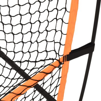 Golf-Übungsnetz Schwarz und Orange 215x107x216 cm Polyester - Image 6