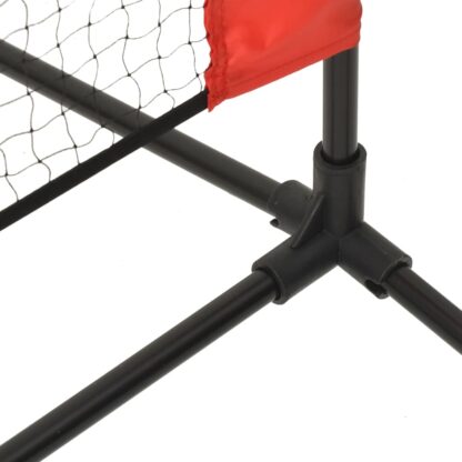 Tennisnetz Schwarz und Rot 600x100x87 cm Polyester - Image 5