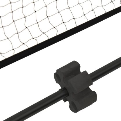 Tennisnetz Schwarz und Rot 600x100x87 cm Polyester - Image 7
