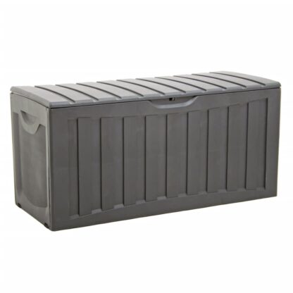 Truhe Schwarz 118x53x57 cm Polypropylen - Image 2