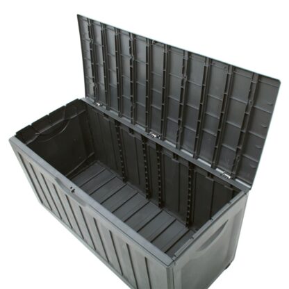 Truhe Schwarz 118x53x57 cm Polypropylen - Image 5