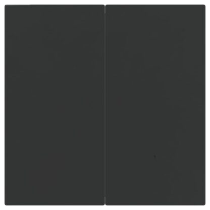 5-tlg. Garten-Essgruppe mit Kissen Schwarz und Grau Poly Rattan - Image 9