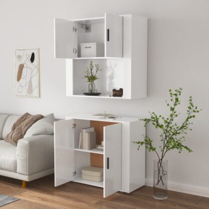 Highboard Weiß Holzwerkstoff - Image 5