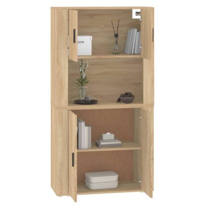 Highboard Sonoma-Eiche Holzwerkstoff - Image 7