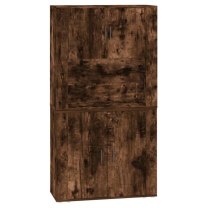 Highboard Räuchereiche Holzwerkstoff - Image 2