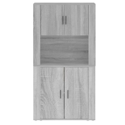 Highboard Grau Sonoma Holzwerkstoff - Image 8