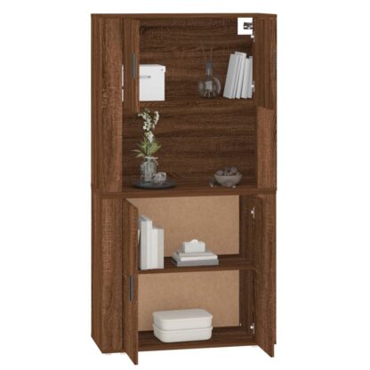 Highboard Braun Eichen-Optik Holzwerkstoff - Image 7