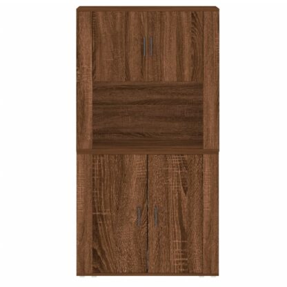 Highboard Braun Eichen-Optik Holzwerkstoff - Image 8