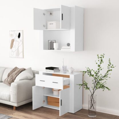 Highboard Weiß Holzwerkstoff - Image 5