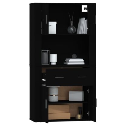 Highboard Schwarz Holzwerkstoff - Image 7