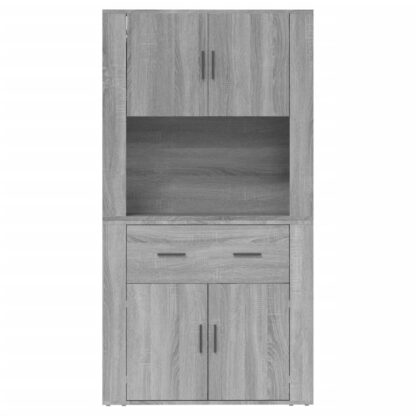 Highboard Grau Sonoma Holzwerkstoff - Image 8