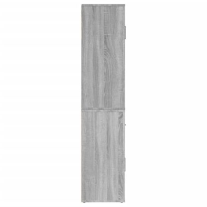 Highboard Grau Sonoma Holzwerkstoff - Image 9