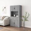 Highboard Grau Sonoma Holzwerkstoff