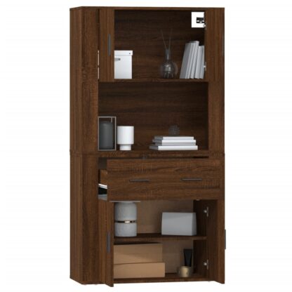 Highboard Braun Eichen-Optik Holzwerkstoff - Image 7