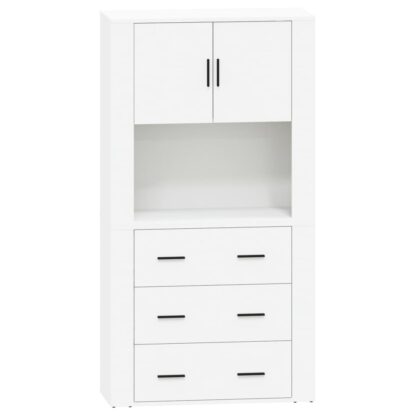 Highboard Weiß Holzwerkstoff - Image 2