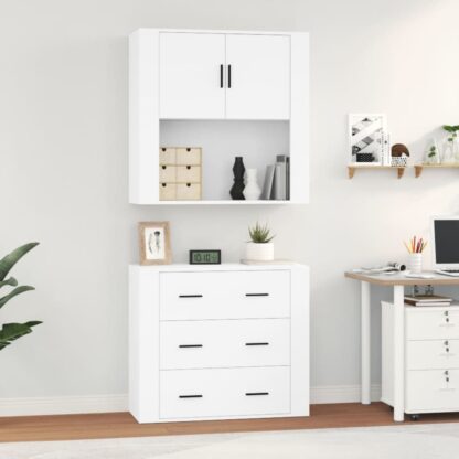 Highboard Weiß Holzwerkstoff - Image 4