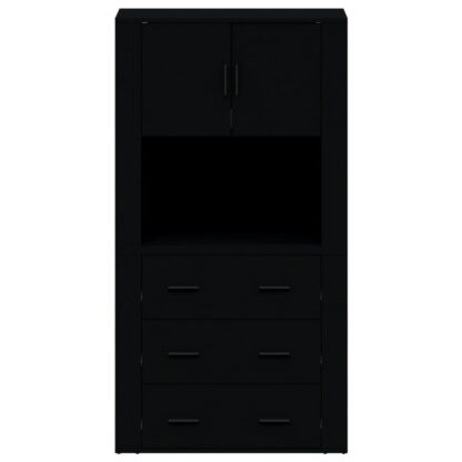 Highboard Schwarz Holzwerkstoff - Image 8