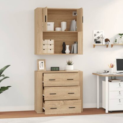Highboard Sonoma-Eiche Holzwerkstoff - Image 5