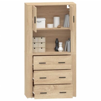 Highboard Sonoma-Eiche Holzwerkstoff - Image 7