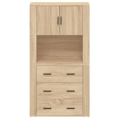 Highboard Sonoma-Eiche Holzwerkstoff - Image 8