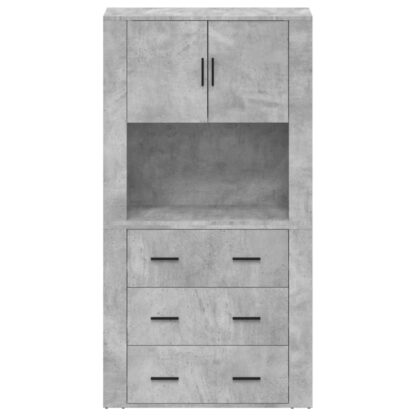 Highboard Betongrau Holzwerkstoff - Image 8