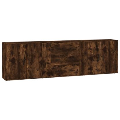 Sideboards 3 Stk. Räuchereiche Holzwerkstoff - Image 2