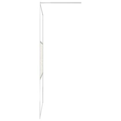 Duschwand mit Ablage für Walk-In-Dusche Chrom 80x195 cm ESG - Image 6