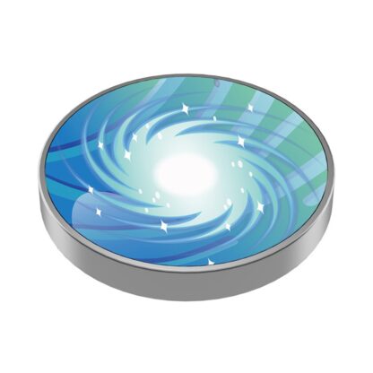 Star-Gyro-Flacher-Tischkreisel-Blau