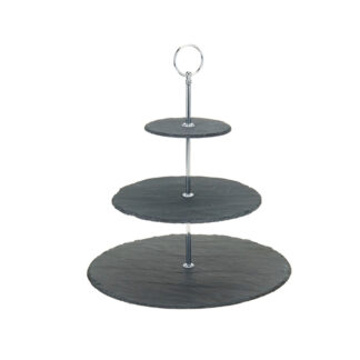 Etagere mit 3 Ablagen Schiefer