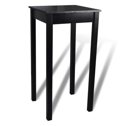 Bartisch MDF Schwarz 55x55x107 cm - Image 2