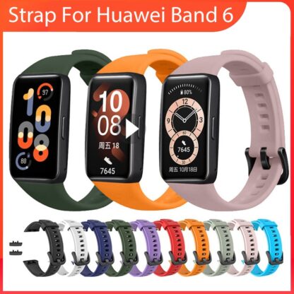 Sportliches Silikonarmband für Huawei Band 6