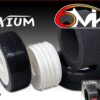 Reifen 1:8 Axium Silver mit Inserts und Felgen Ultra (Paar, nicht geklebt)