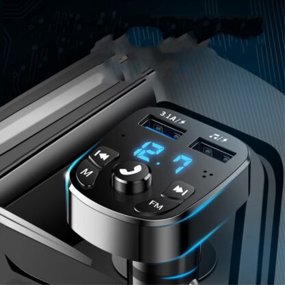 Auto Bluetooth 5.0 FM Transmitter mit Freisprech Funktion - Image 2