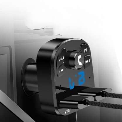 Auto Bluetooth 5.0 FM Transmitter mit Freisprech Funktion - Image 3
