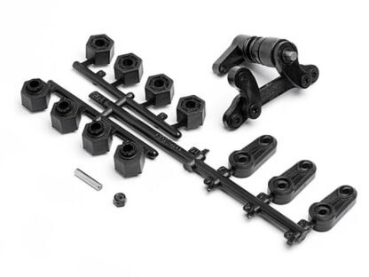 Savage XS - STEERING ARM/SERVO SAVER SET - Image 2