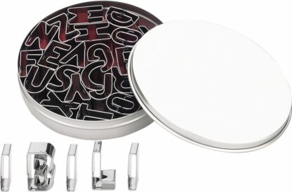 Ausstechformen Buchstaben  2,5 cm Ideal zum Schneiden von Gebäck, Fondant oder Brotteig