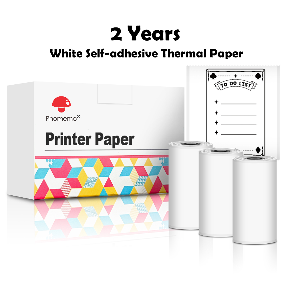 Thermopapier für T02 M02X (selbstklebend und nicht selbstklebend) –