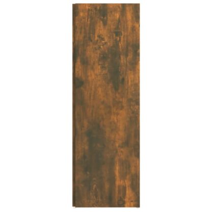 Eckregal Räuchereiche 33x33x100 cm Holzwerkstoff - Image 6