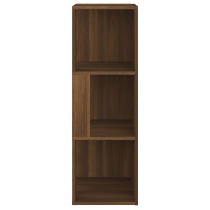 Eckregal Braun Eichen-Optik 33x33x100 cm Holzwerkstoff - Image 5