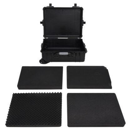Flugkoffer mit Rollen Schwarz 63x50x23 cm PP - Image 2