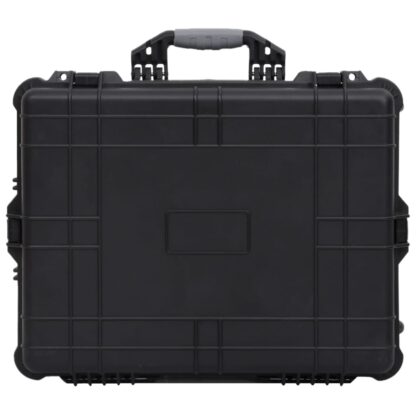 Flugkoffer mit Rollen Schwarz 63x50x23 cm PP - Image 3