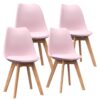 Esszimmerstuhl AMELIA 4er Set rosa