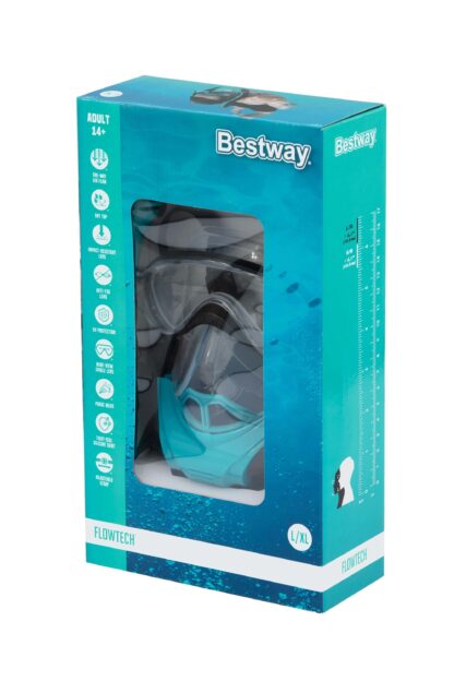 Flowtech Tauchermaske mit Schnorchel Grösse L/XL - Image 6